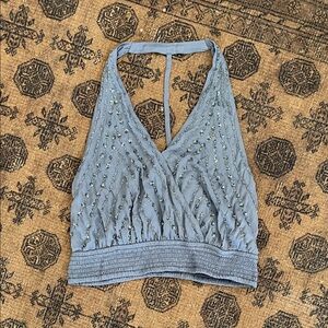 Free People Beaded Crop Top